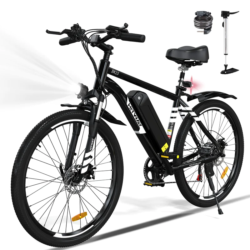 E-Bike HITWAY BK15 26*2.125 Zoll 250W 7-Gang SHIMANO Mountainbike