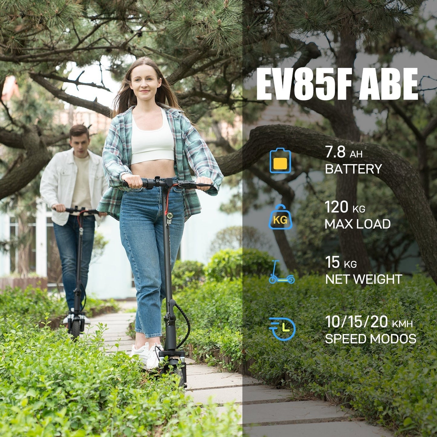 NEU E-Scooter Evercross EV85F 8,5 400W mit ABE