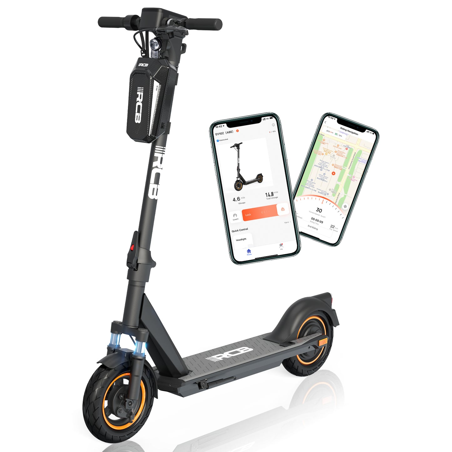 NEU E-Scooter RCB EV10Z 10" 350W mit ABE