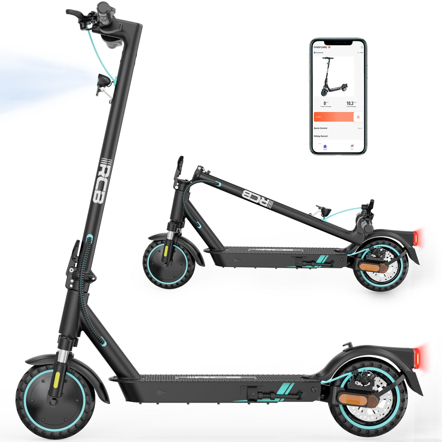 E-Scooter RCB EV85F 8,5" 400W mit ABE