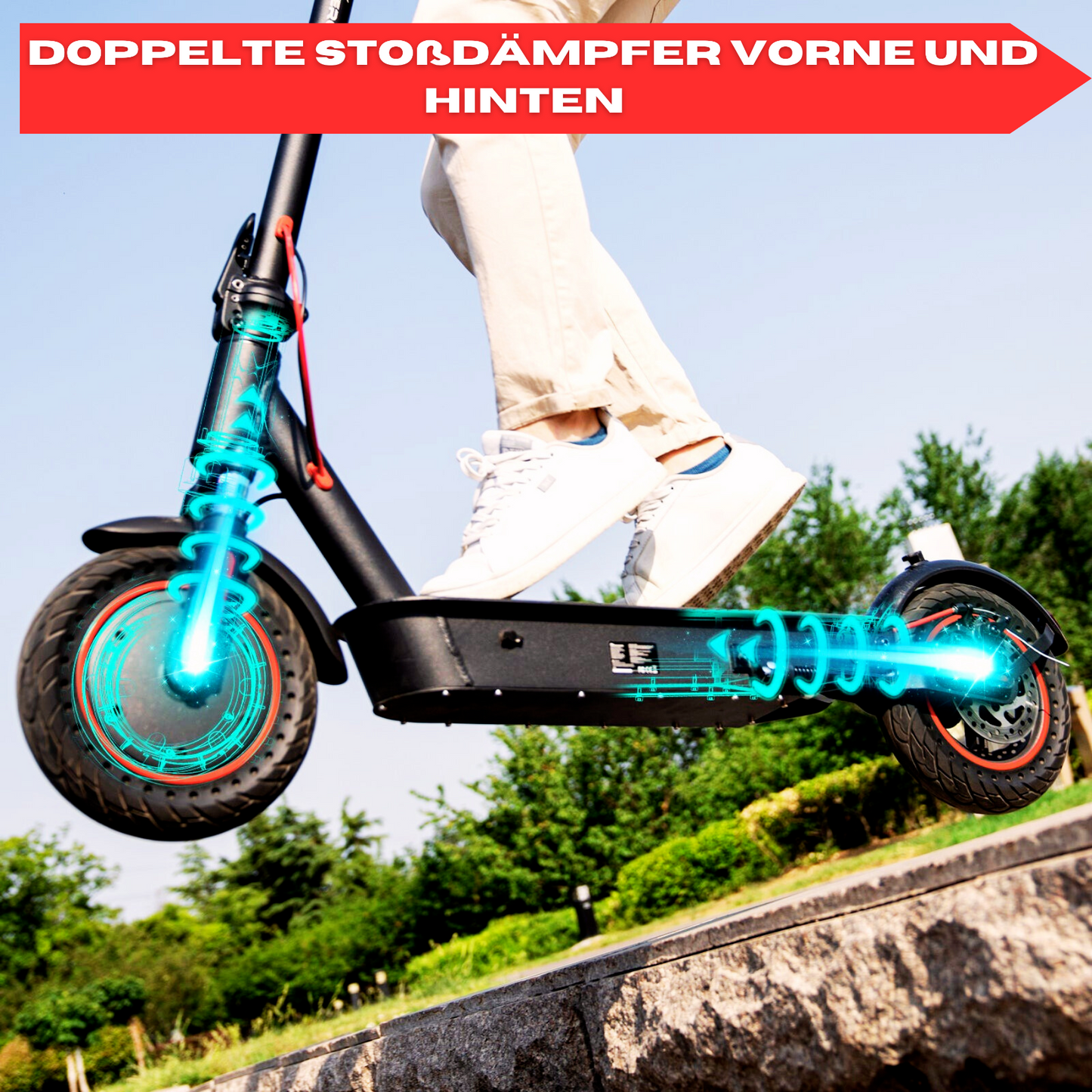 E-Scooter Evercross EV10K Pro 10" 400W mit ABE