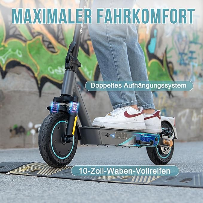 NEU E-Scooter RCB EV10K 10" 400W Pro mit ABE