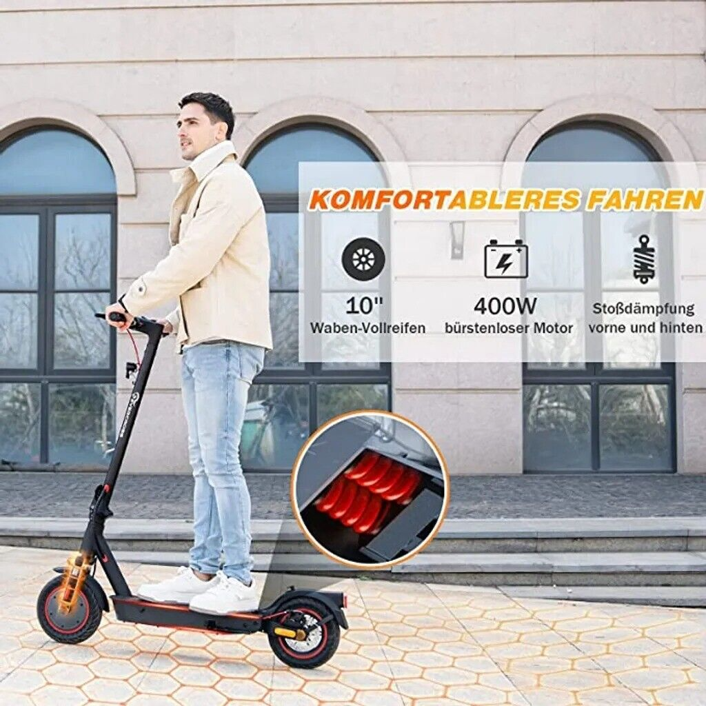 E-Scooter Evercross EV10K Pro 10" 400W mit ABE