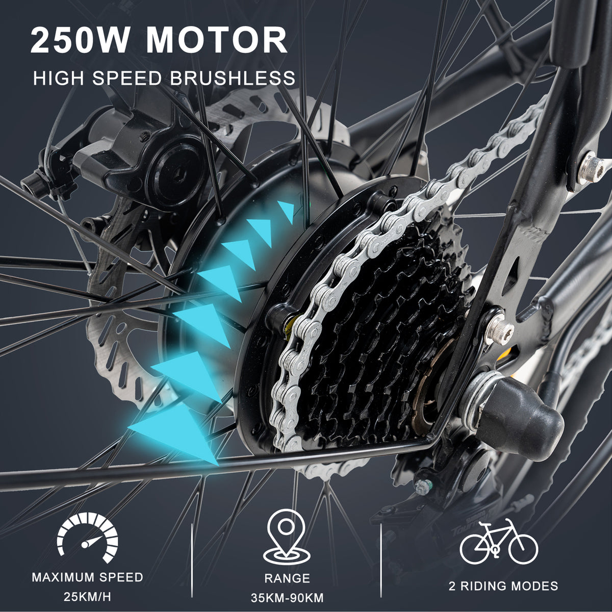 E-Bike HITWAY BK27 28" 250W Citybike