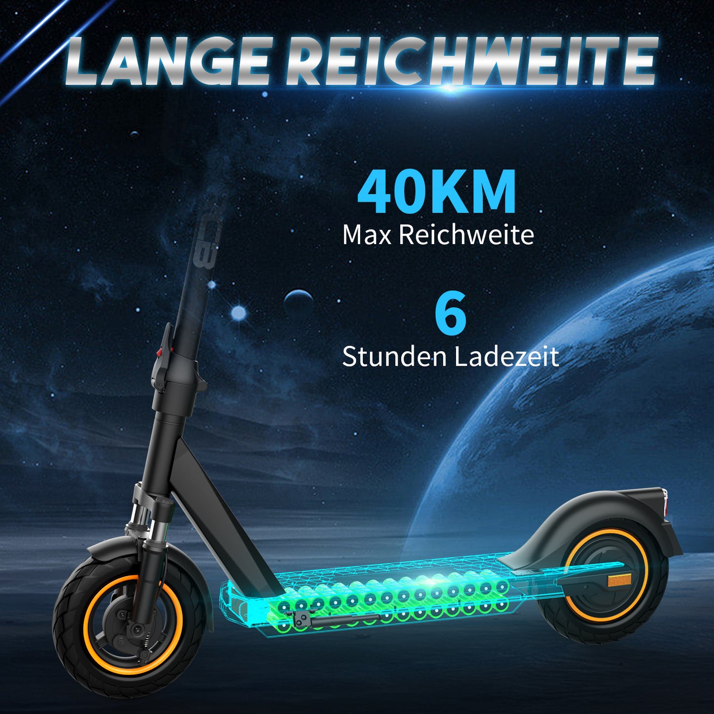 NEU E-Scooter RCB EV10Z 10" 350W mit ABE