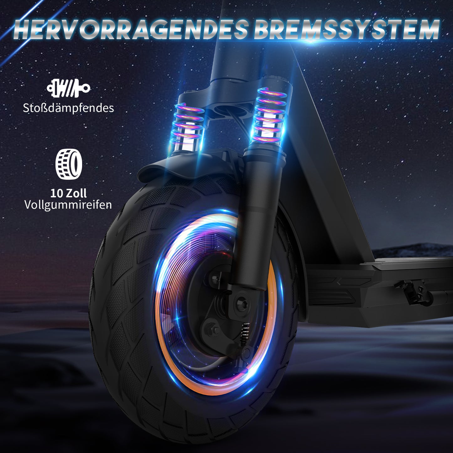 NEU E-Scooter RCB EV10Z 10" 350W mit ABE