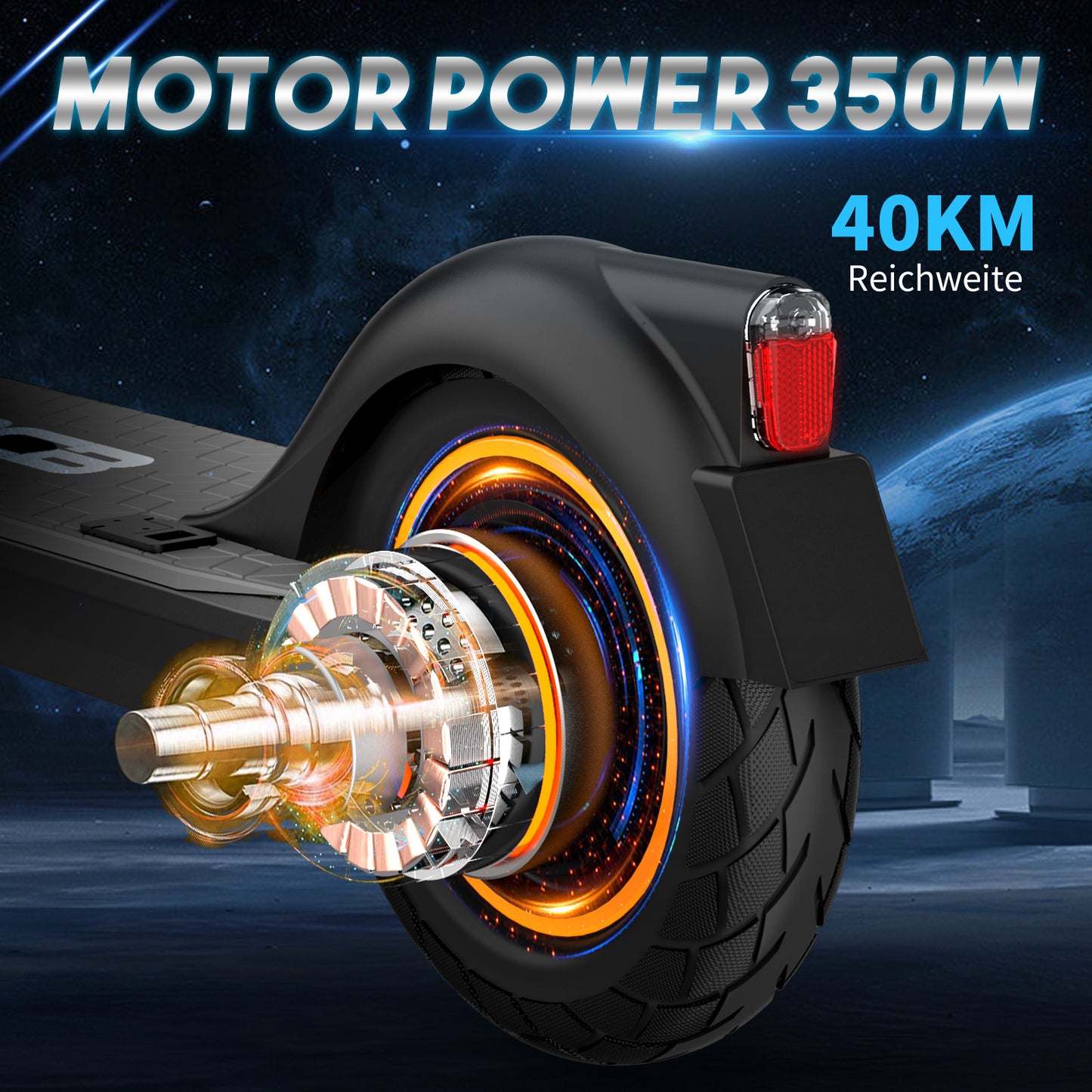 NEU E-Scooter RCB EV10Z 10" 350W mit ABE