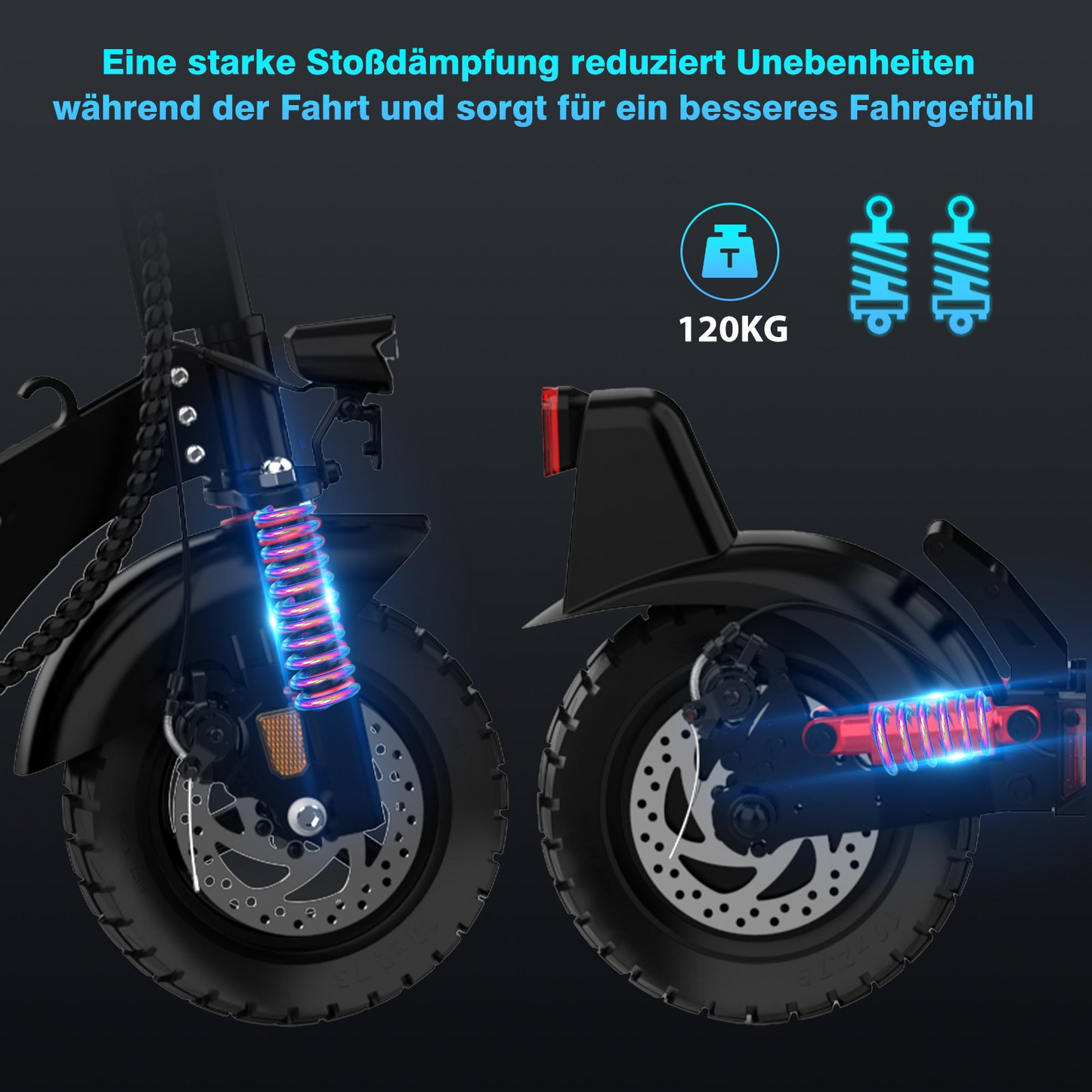 E-Scooter Hitway H9 / H9 Pro 10" 500W mit ABE