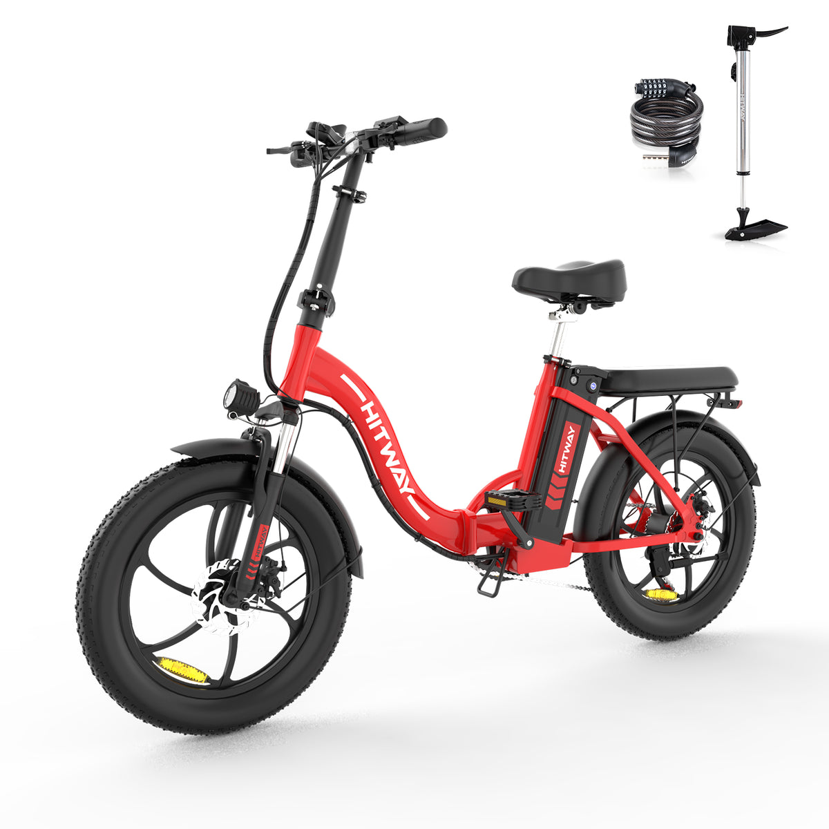E-Bike HITWAY BK6S 20" Faltbar 250W 7-Gang SHIMANO Mountainbike