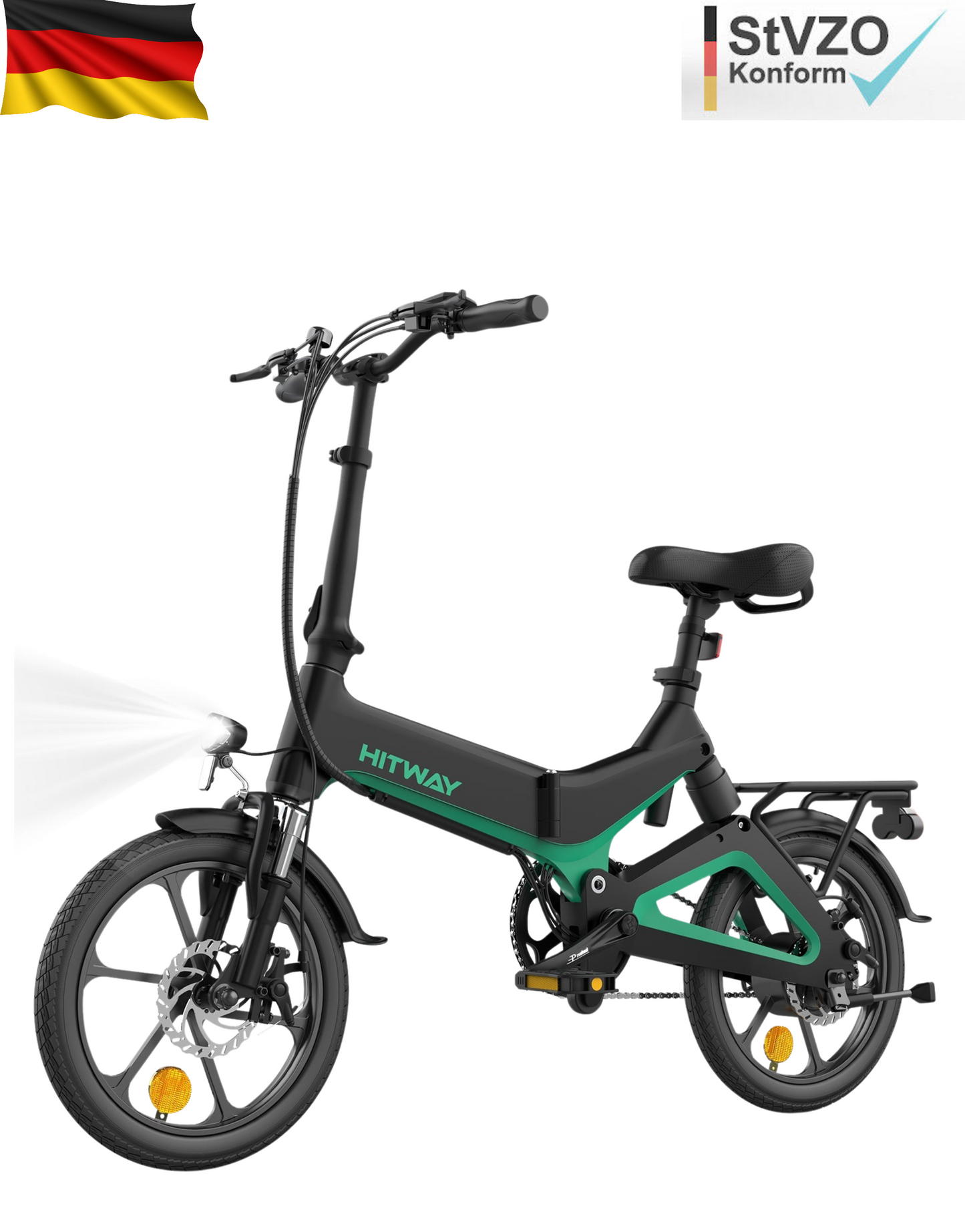 E-Bike HITWAY BK2 16" Faltbar 250W