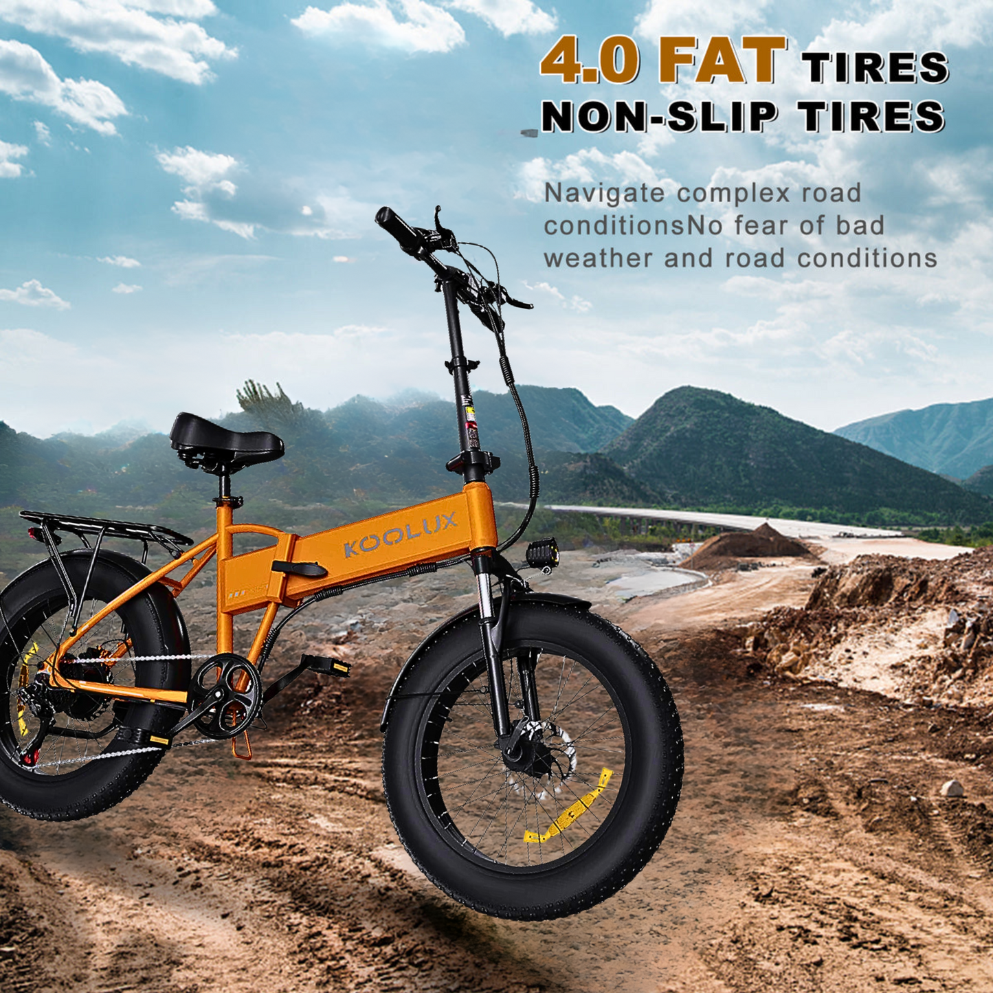 NEU E-Bike KOOLUX KL-BK10S 20" Faltbar 250W (max. 500W) 48V 13Ah Mountainbike