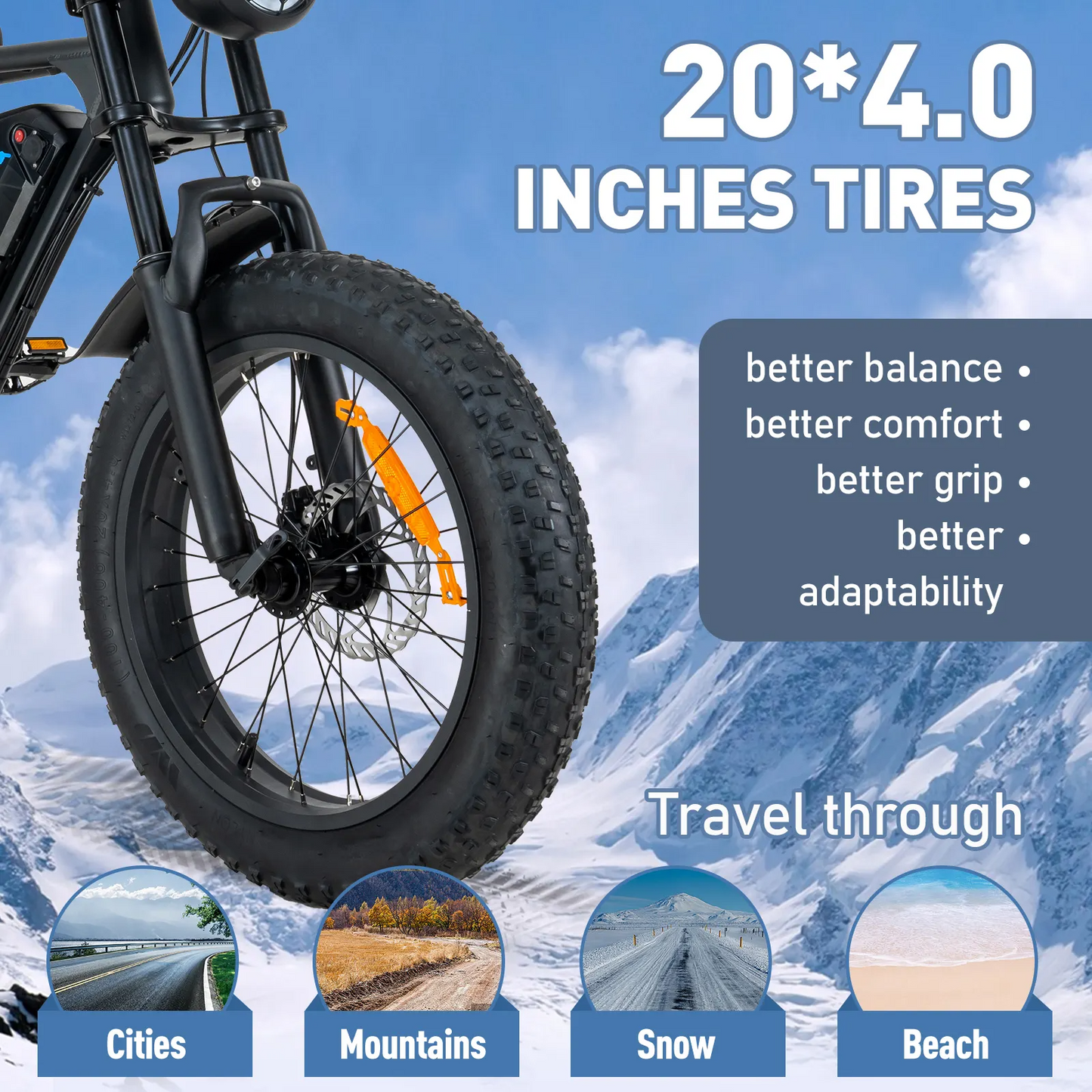 E-Bike KOOLUX KL-BK29 20" 250W 7-Gang SHIMANO