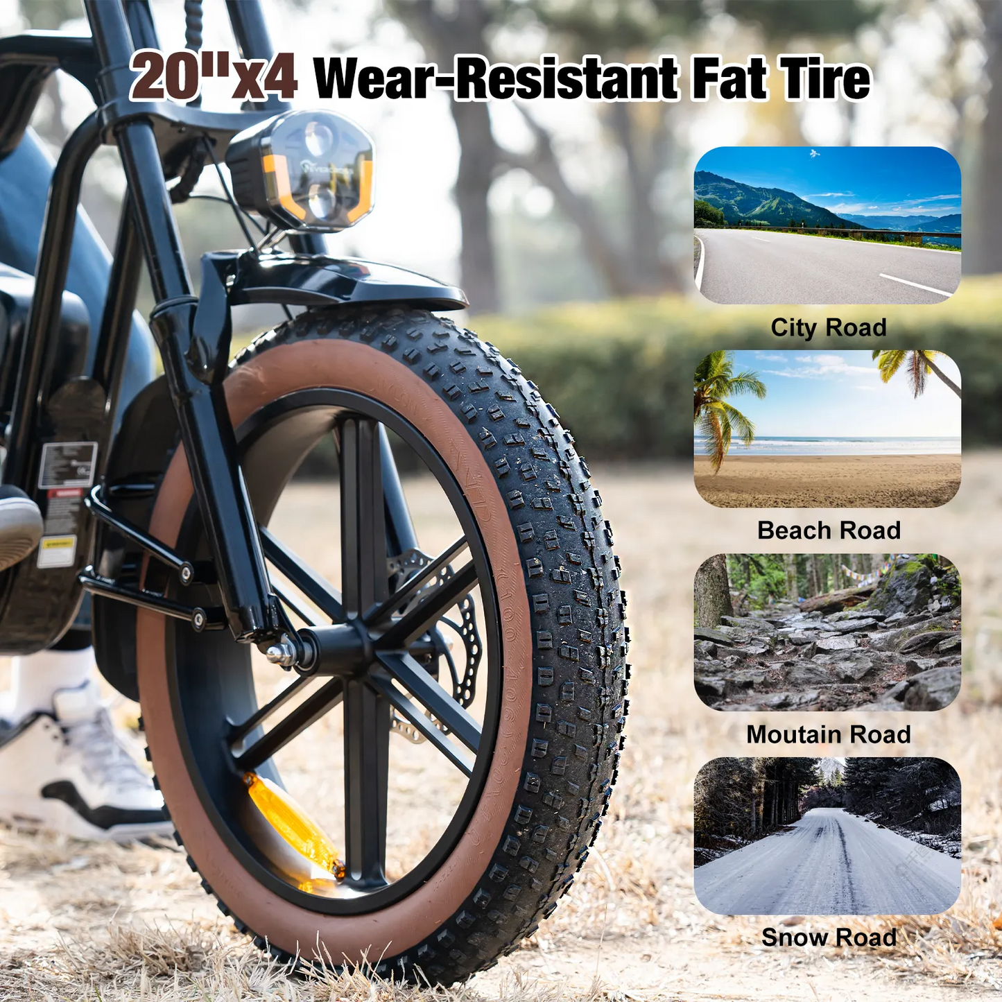 E-Bike Evercross EK30 20" 250W 7-Gang SHIMANO