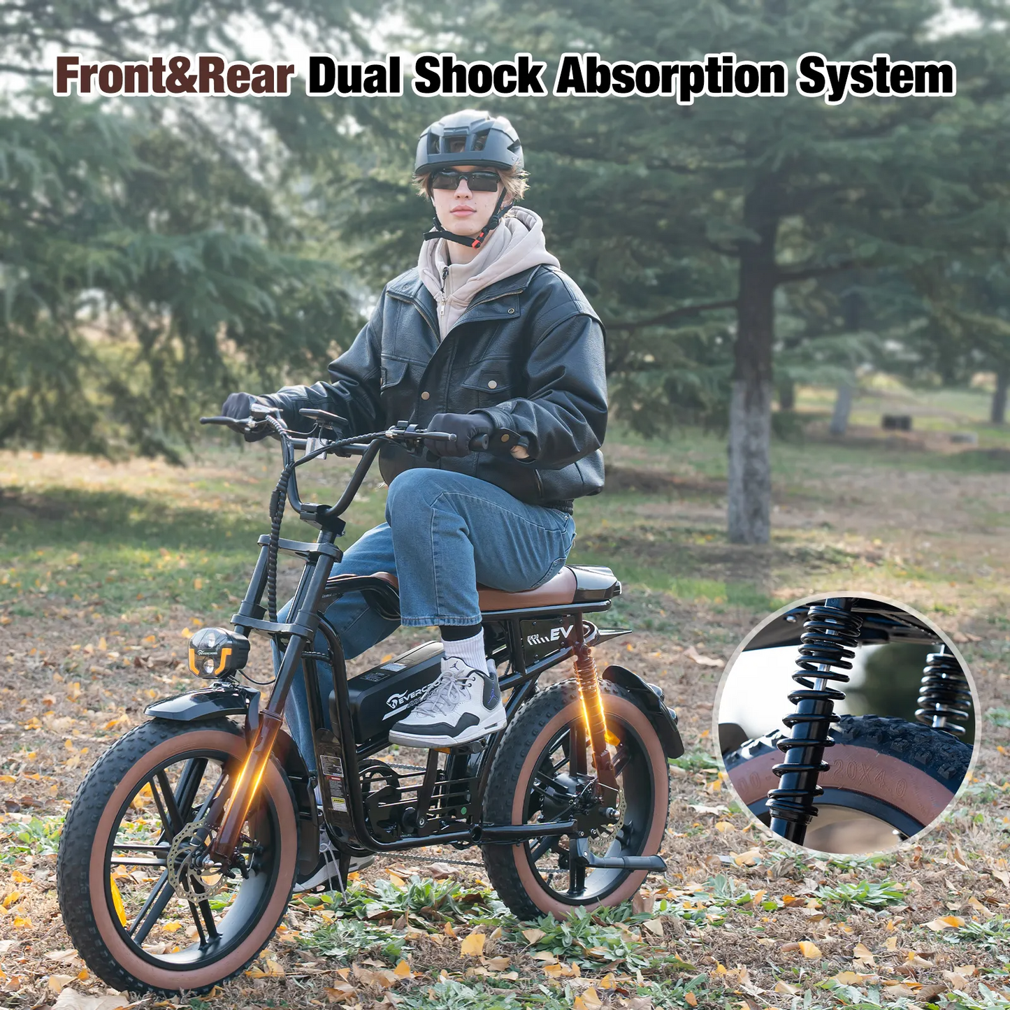 E-Bike Evercross EK30 20" 250W 7-Gang SHIMANO