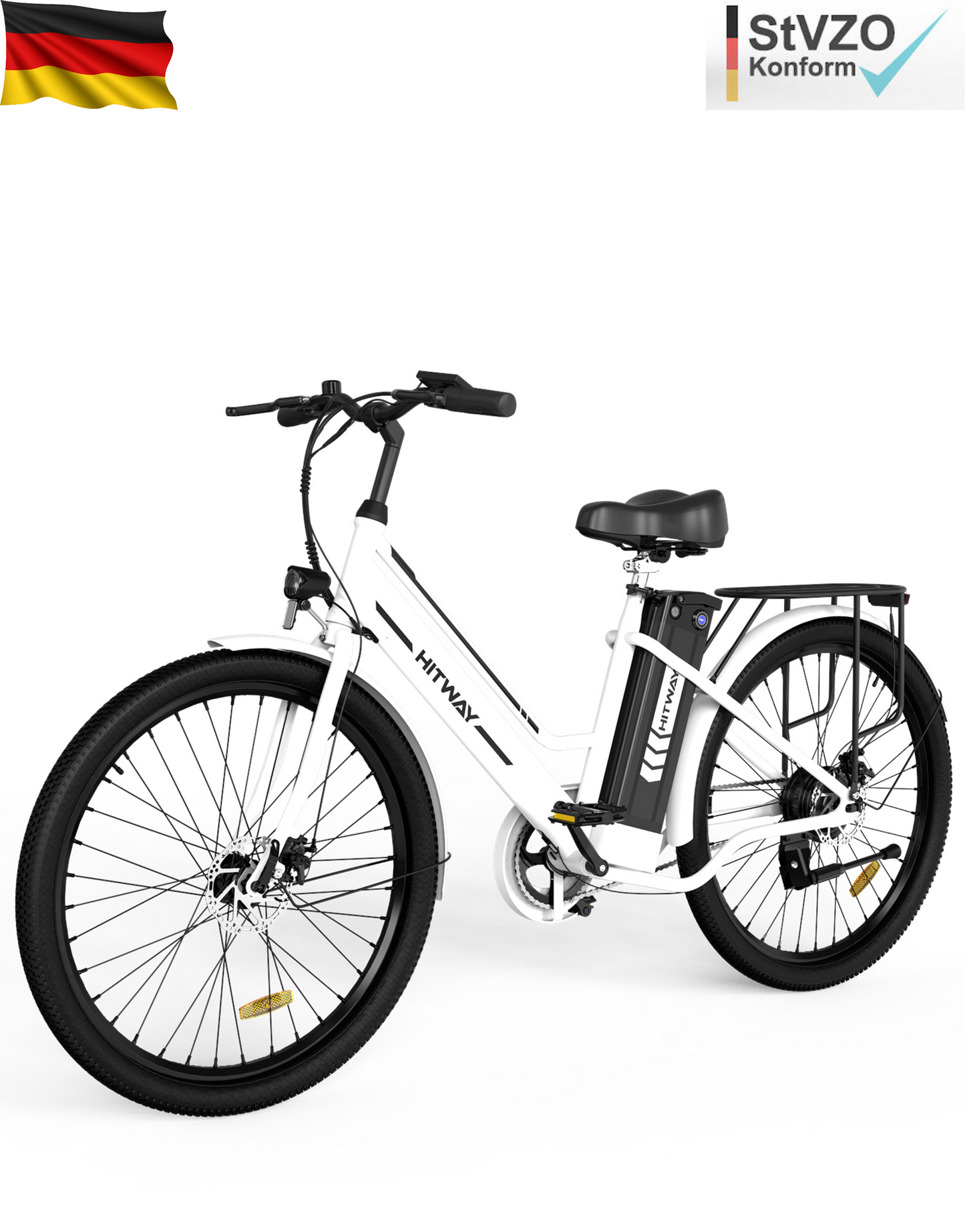 E-Bike HITWAY BK8S 26" 250W Citybike