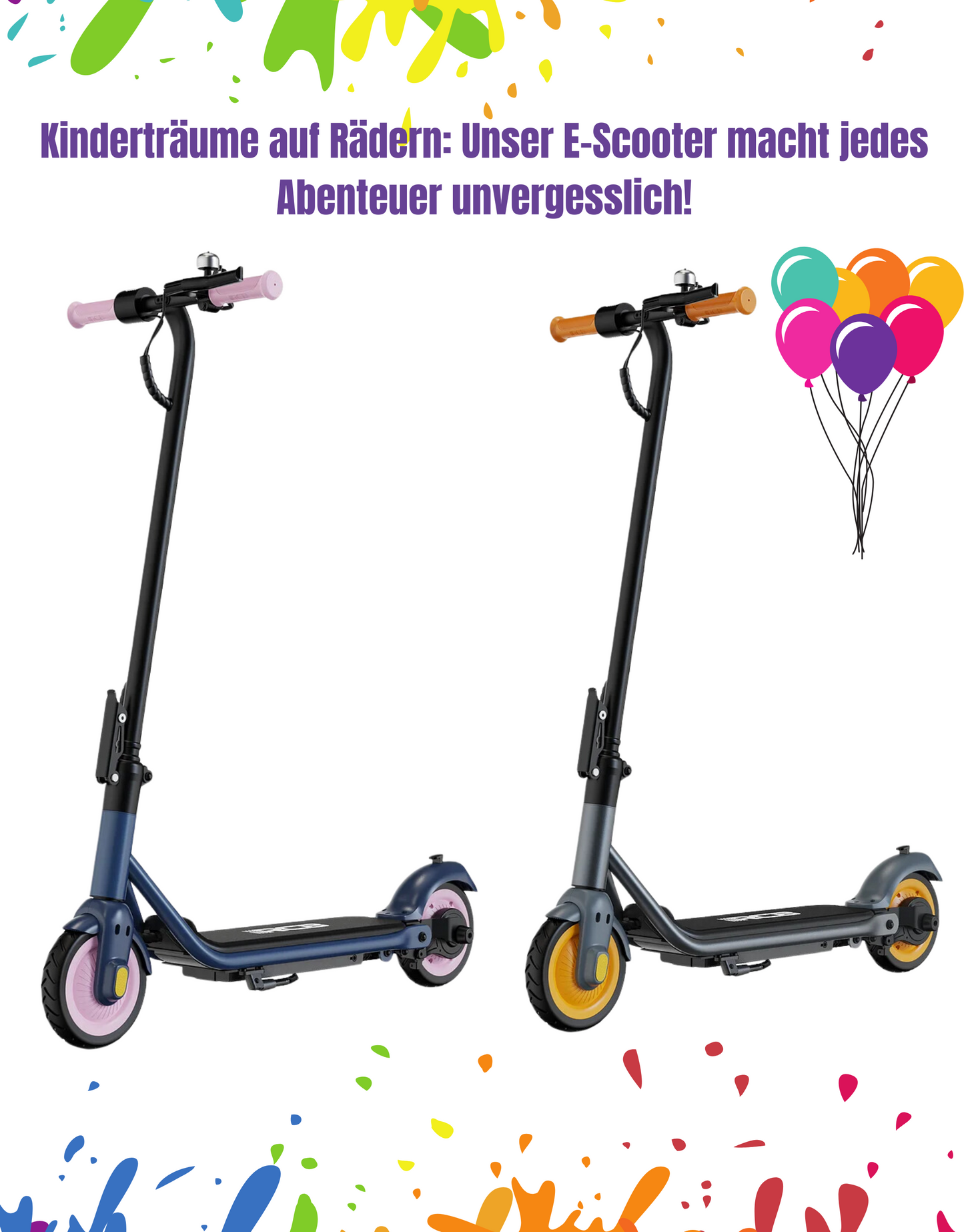 E-Scooter RCB R7X 150W 20 km/h für Kinder