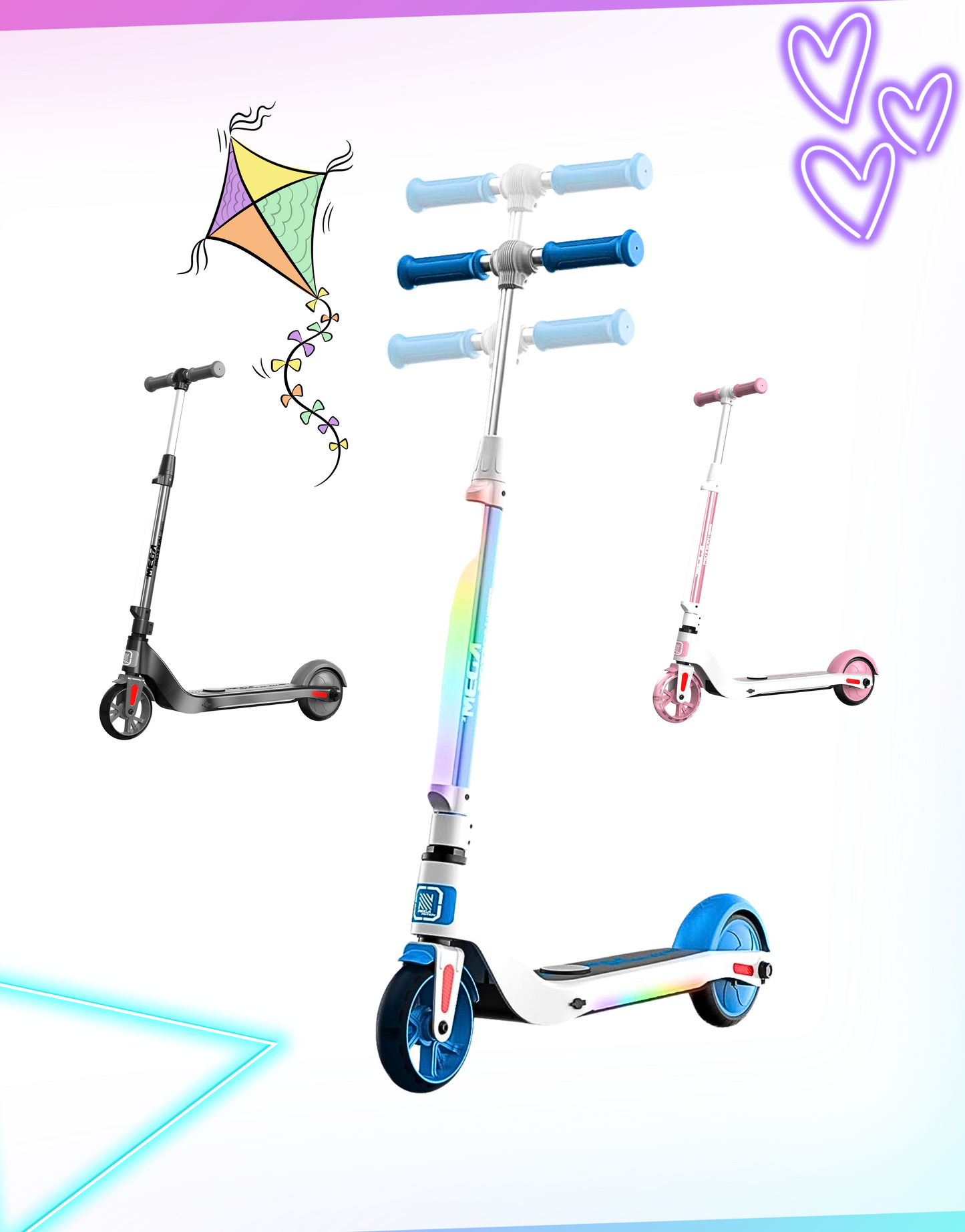 E-Scooter Mega Motion ME2 50W 8 km/h für Kinder