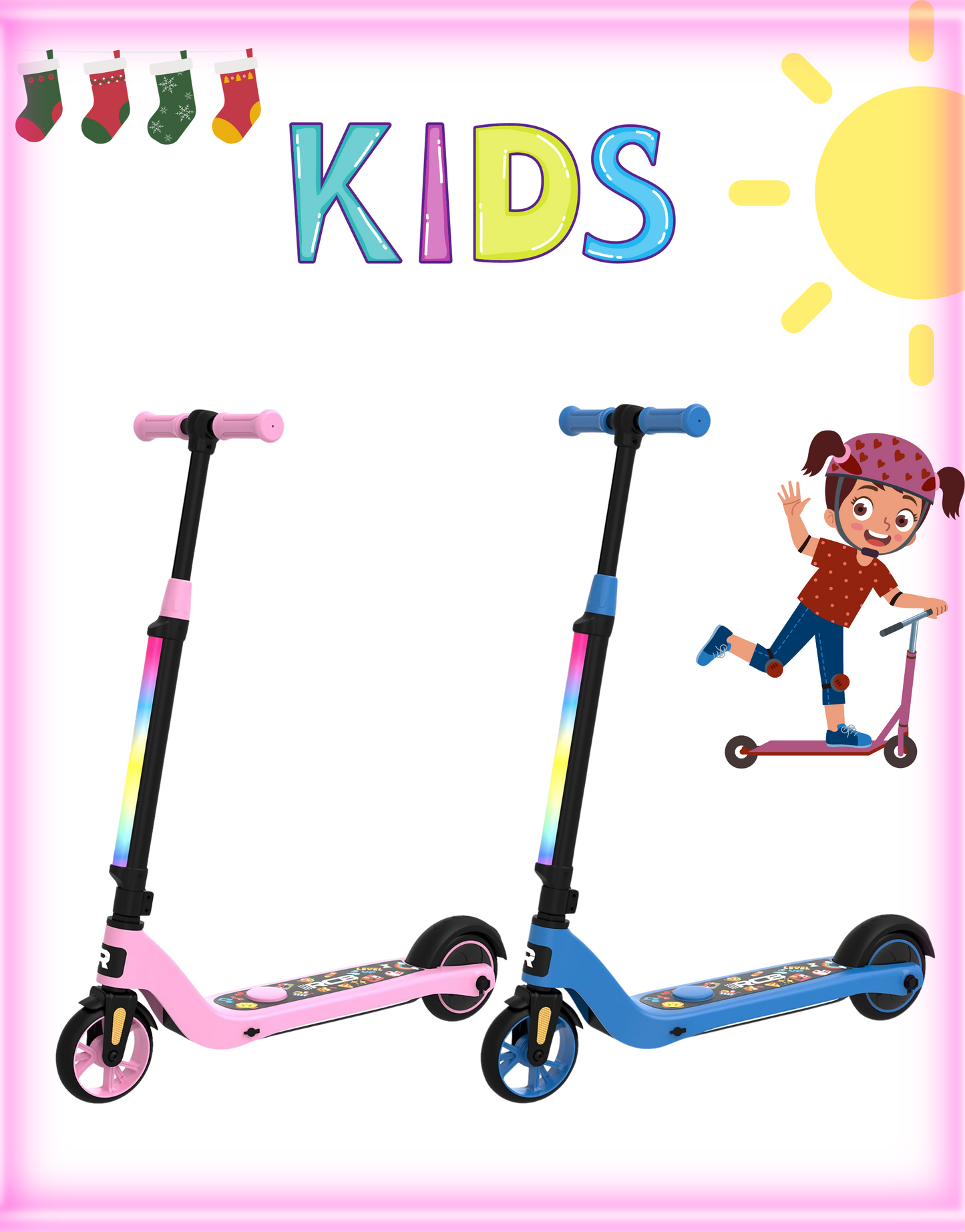 E-Scooter RCB R3X 50W 8 km/h für Kinder