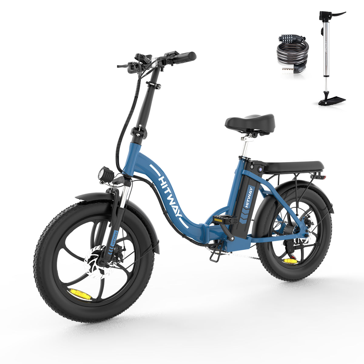 E-Bike HITWAY BK6S 20" Faltbar 250W 7-Gang SHIMANO Mountainbike