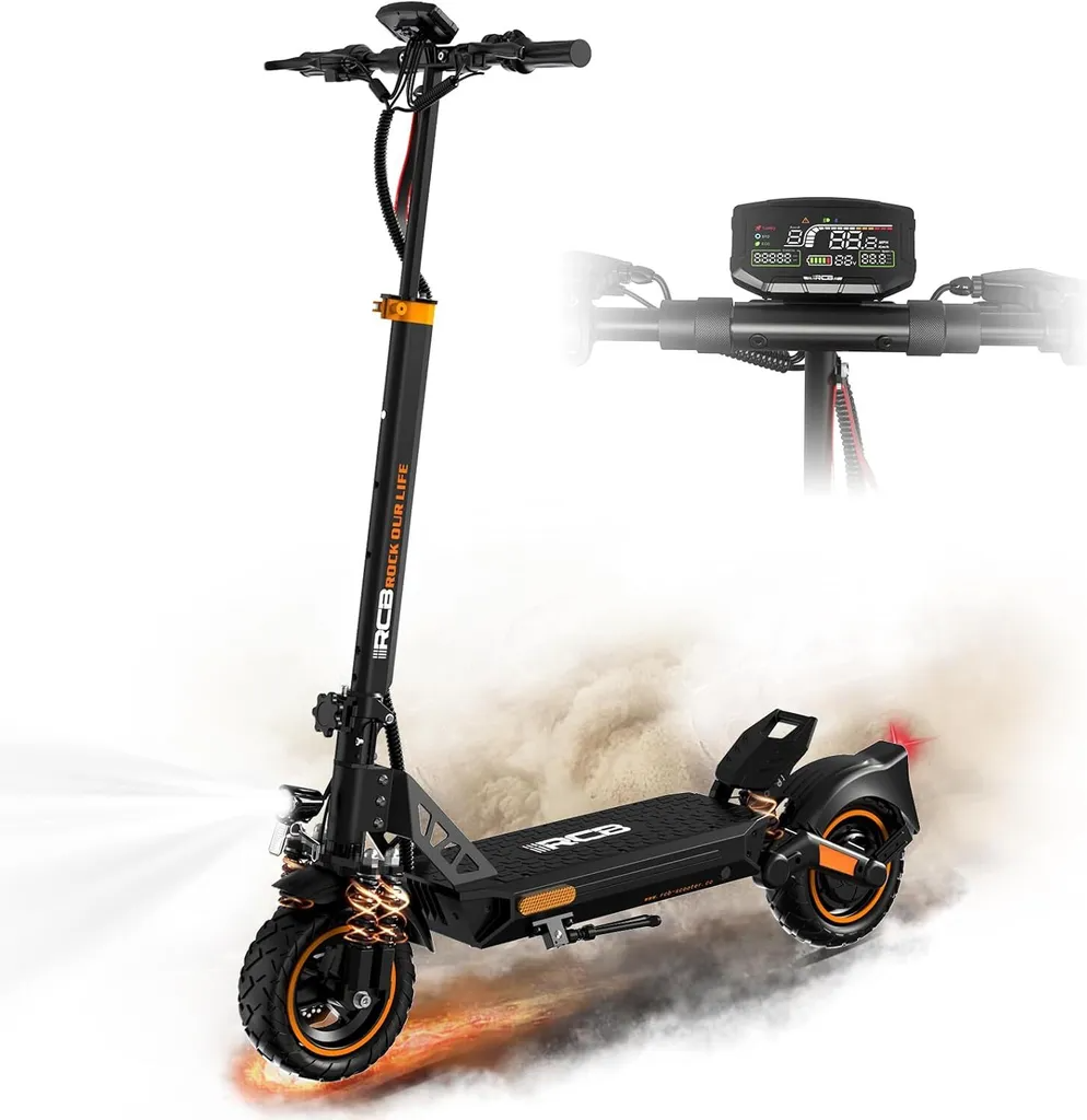NEU E-Scooter RCB D5 10" 500W 48V/27Ah mit ABE und 140 km Reichweite
