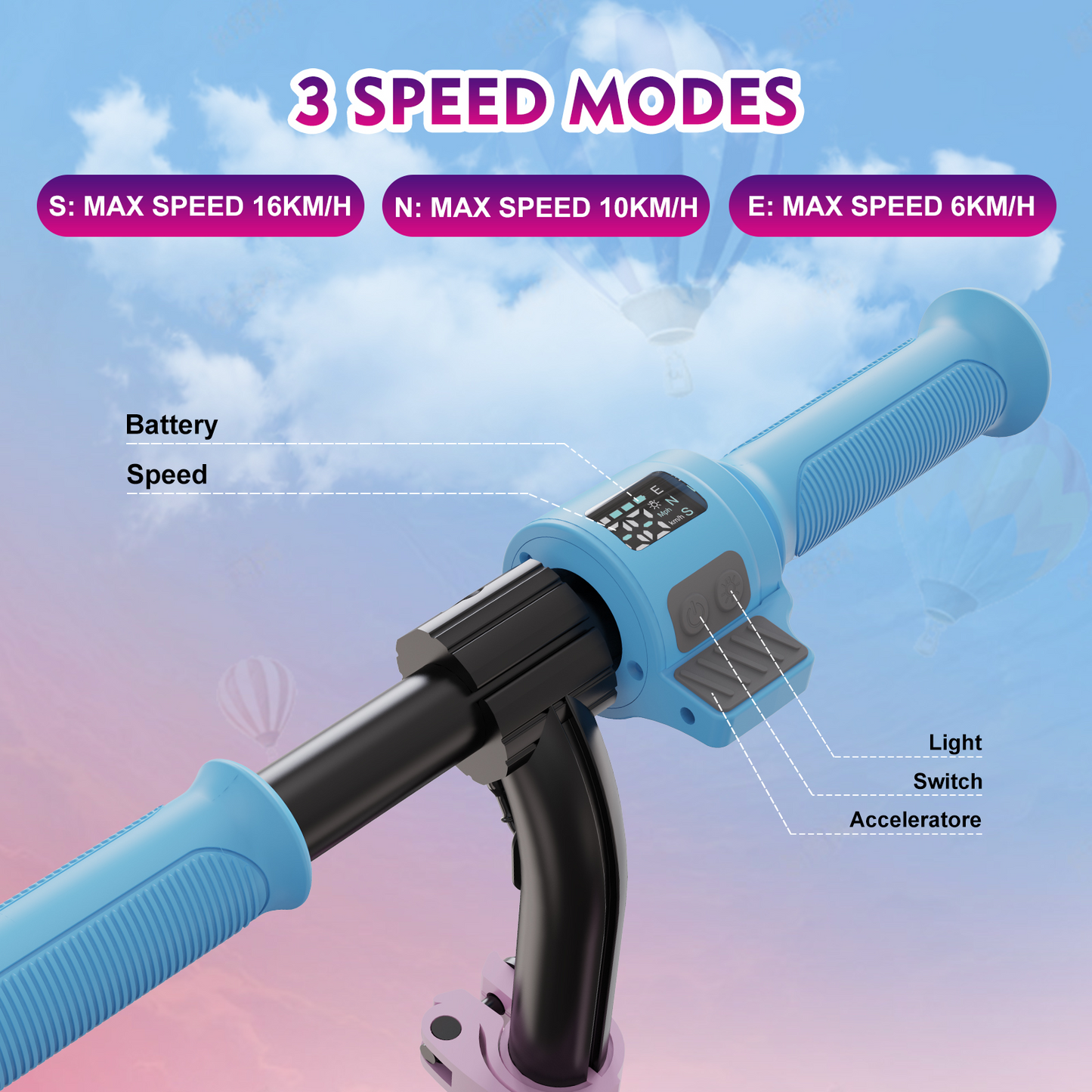 E-Scooter RCB R11 150W 16 km/h für Kinder