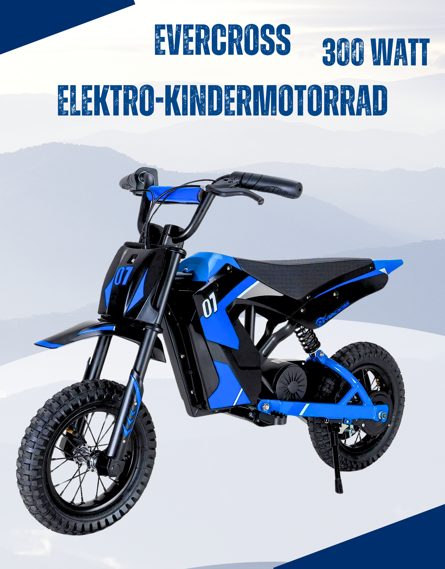 Elektro-Motorrad Evercross EV12M 300W 12" 25 km/h für Kinder