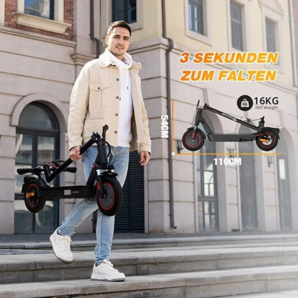 E-Scooter Evercross EV10K Pro 10" 400W mit ABE
