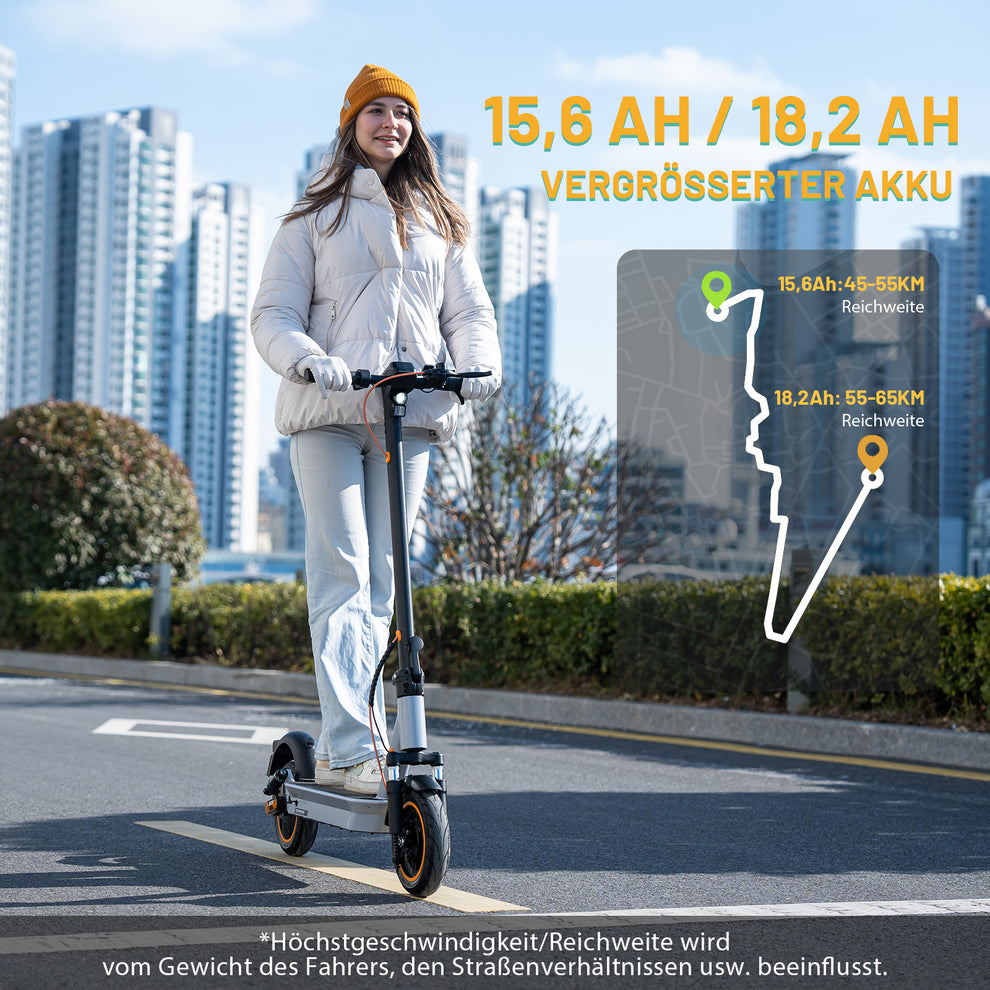 NEU E-Scooter Evercross EV10K MAX 10" 400W mit ABE