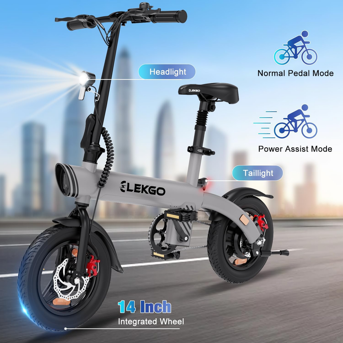 NEW E-Bike ELEKGO EG01 14" 250W