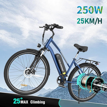 E-Bike Colorway BK27 28" 250W 7-Gang SHIMANO Citybike