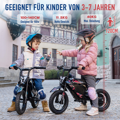 NEU Elektro-Motorrad Evercross EV13M 150W 12" 16 km/h für Kinder