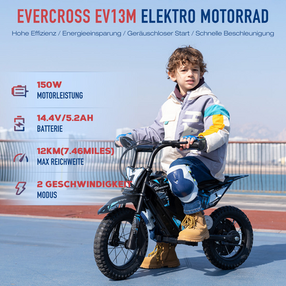 NEU Elektro-Motorrad Evercross EV13M 150W 12" 16 km/h für Kinder