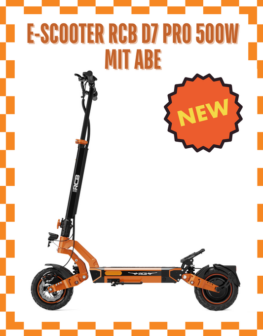 E-Scooter RCB D7 / D7 Pro 10" 500W mit ABE