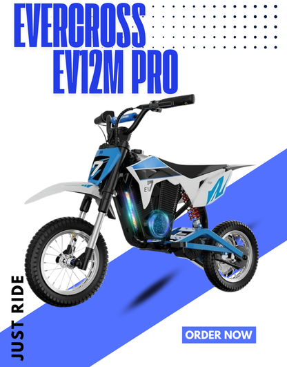 NEU Elektro-Motorrad Evercross EV12M PRO 300W 12" 25 km/h für Kinder