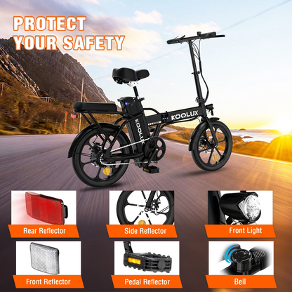 NEW E-Bike KOOLUX BK5S 16" Faltbar 250W