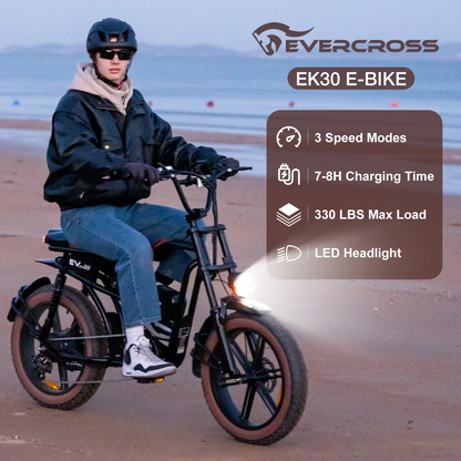 E-Bike Evercross EK30 20" 250W 7-Gang SHIMANO