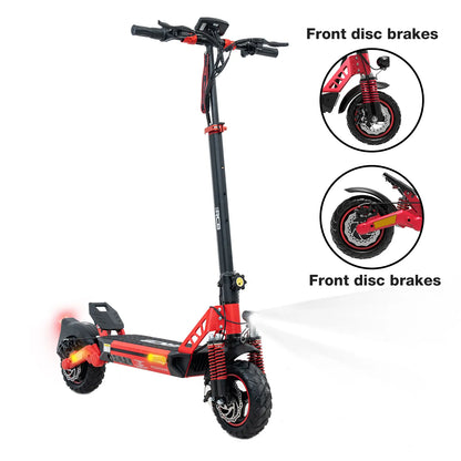 NEU E-Scooter RCB D5 10" 500W 48V/20.8 Ah mit ABE