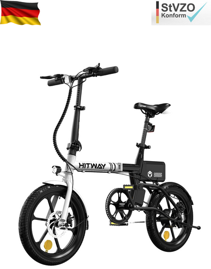 E-Bike HITWAY BK35 16" 250W Citybike