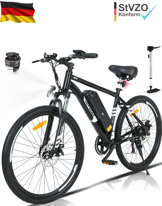 E-Bike HITWAY BK15 26*2.125 Zoll 250W 7-Gang SHIMANO Mountainbike