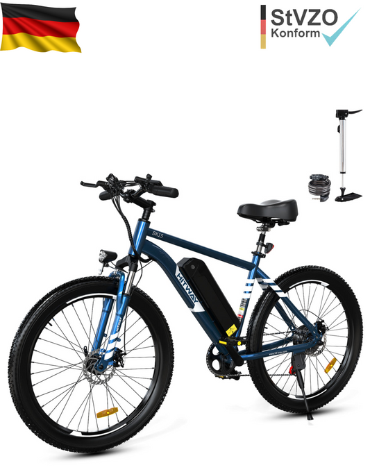 E-Bike HITWAY BK15 26*3,0 Zoll 250W 7-Gang SHIMANO Mountainbike