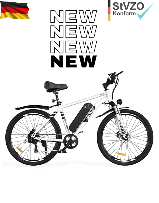 E-Bike HITWAY BK15 26*2.125 Zoll 250W 7-Gang SHIMANO Mountainbike