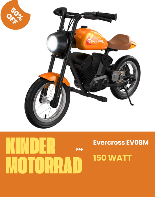 Elektro-Motorrad Evercross EV08M 150W 12" 16 km/h für Kinder