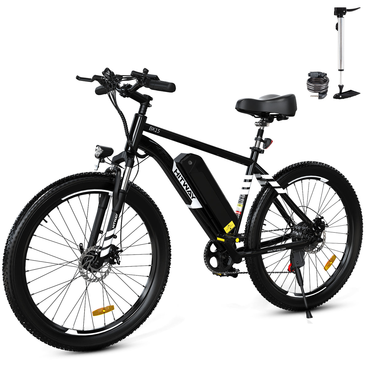 E-Bike HITWAY BK15 26*3,0 Zoll 250W 7-Gang SHIMANO Mountainbike