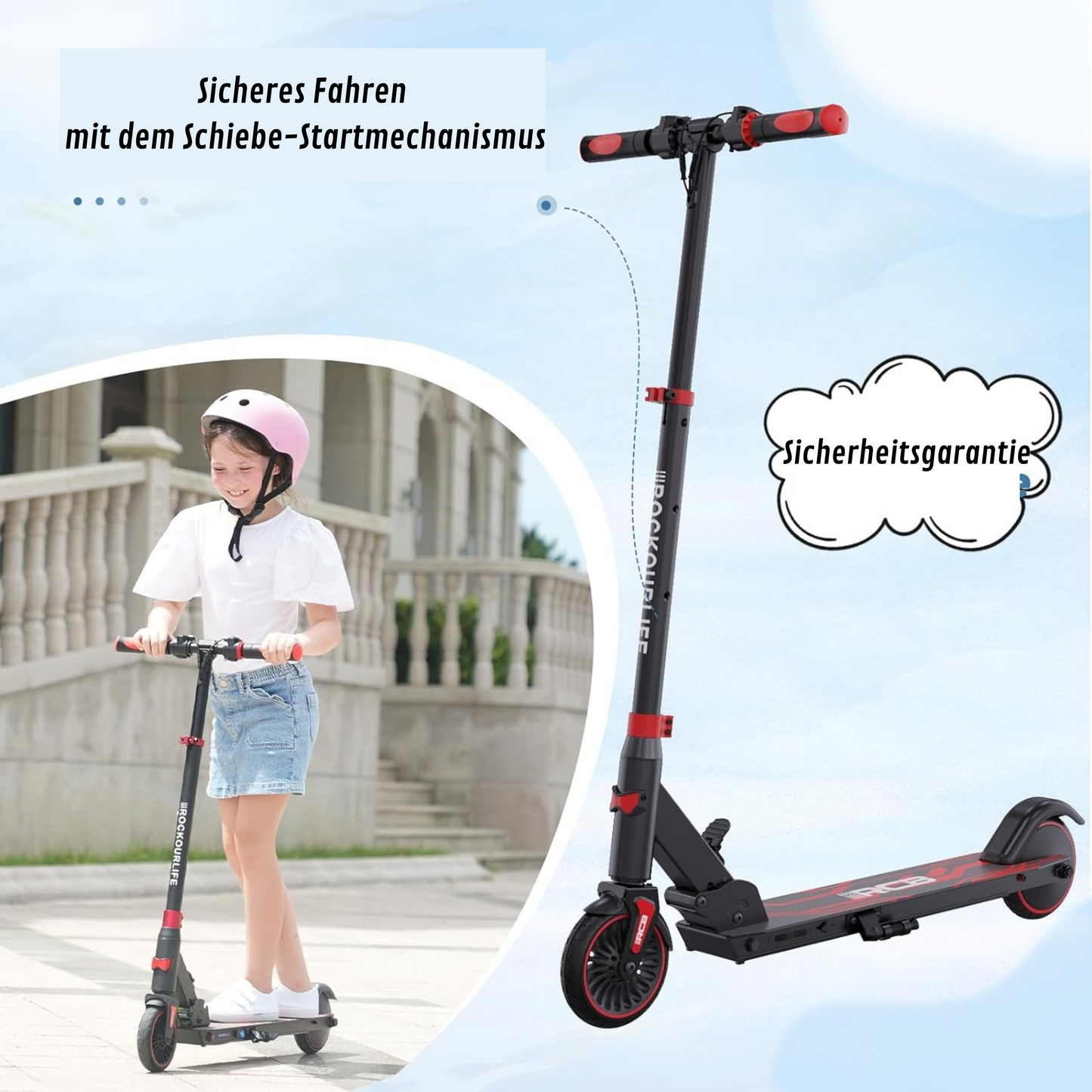 E-Scooter RCB R15 250W 20 km/h für Kinder